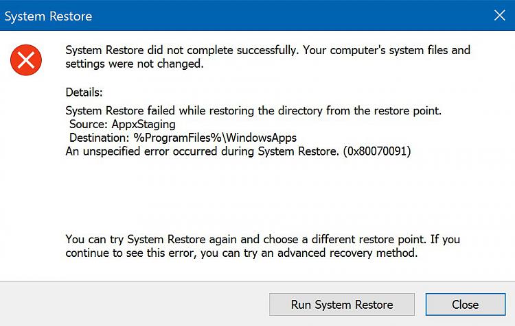 System Restore fails: AppxStaging %ProgramFiles%\WindowsApp 0x80070091-sys-res.jpg