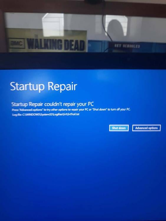 Startup Repair Couldn T Repair My Pc Windows 10 Forums