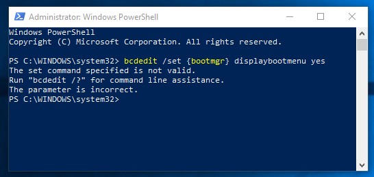 Windows 10 1709 System Restore problems...-bcedit.jpg