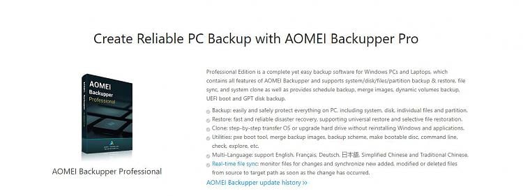 aomei backupper professional 4.0.2 free download