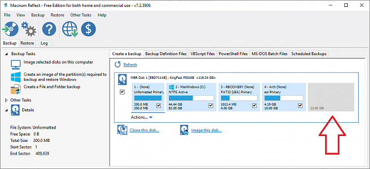 How can I image unallocated space?-capture.png