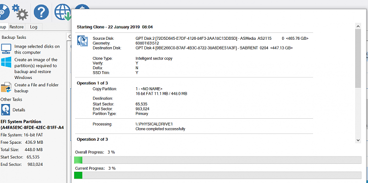 macrium reflect clone system disk