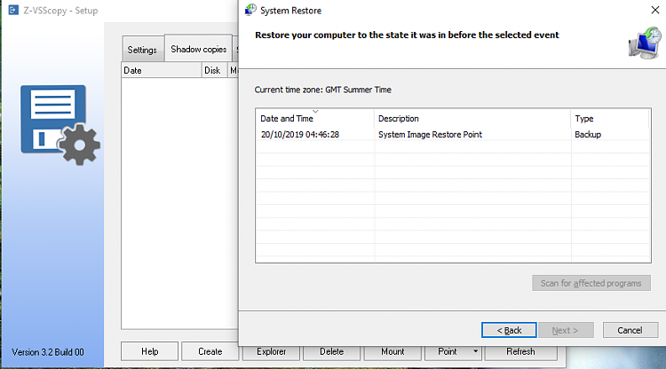 How to delete inactive System Image Restore Points in System Restore-system-image-restore-point-z-vsscopy-deleted.png