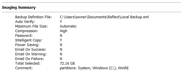 Macrium: Can I see the size of the image file before backup?-image.png