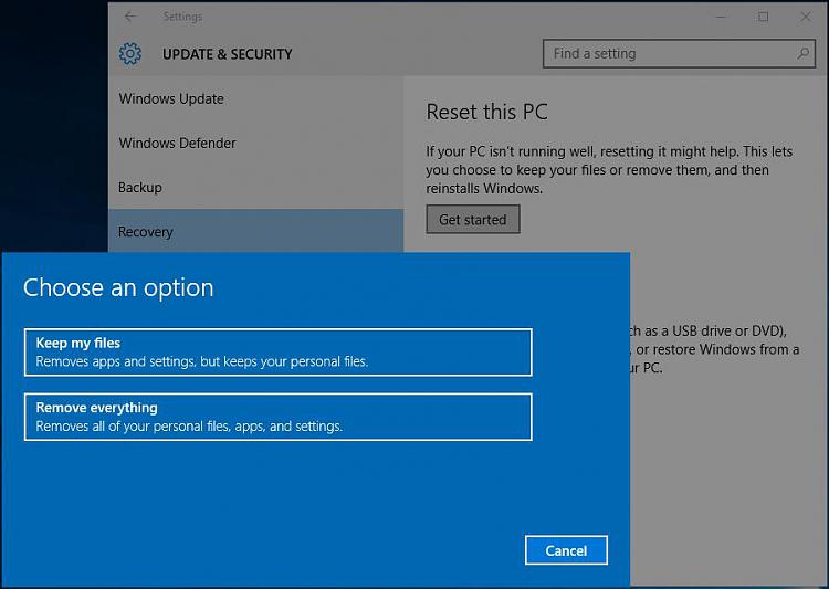 Can't backup or restore on my program Microsoft Windows 10 64-bit - Windows 10 Forums