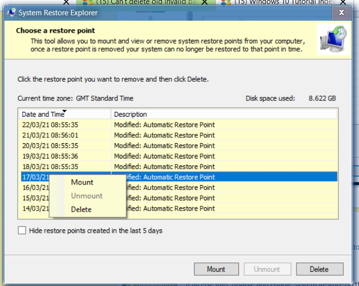 Can't delete old invalid backup points from system restore.-untitled.png