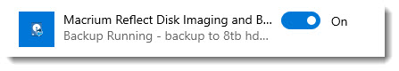 How can I tell easily if Macrium Reflect is currently running a backup-macrium-running-icon.jpg
