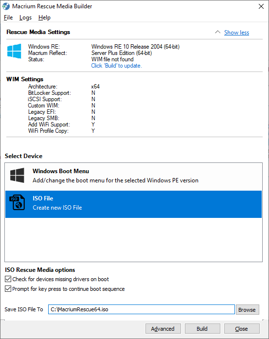 Create a distributable backup on dissimilar hardware-01.png