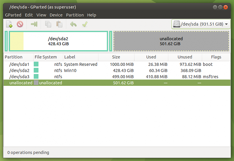 Macrium Reflect Free adds a second Recovery partition when I restore-screenshot-dev-sda.png