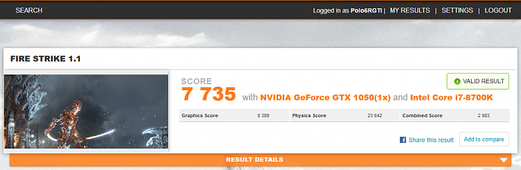 Gtx 1050 firestrike cheap