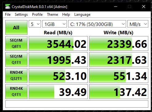 are these numbers normal for sabrent rocket 4 plus ?-crystaldiskmark.jpg