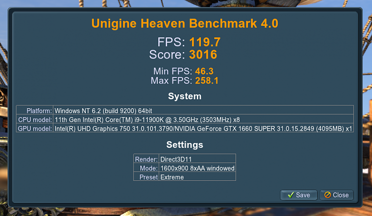 Passmark gtx sales 1660 super
