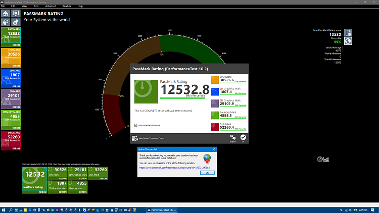 PassMark PerformanceTest - PC benchmark software