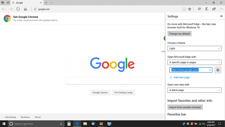 How to Set Homepage on Edge Browser? - Windows 10 Forums