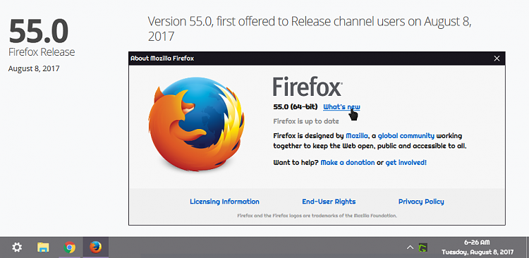 latest mozilla firefox for windows 10 64 bit