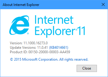 When did IE change from IE12 back to IE11 ?-ie11.png
