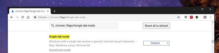 Latest Google Chrome released for Windows-singlle-tab-22.jpg
