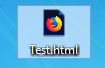Firefox HTML Document (.html) icon changed to black-test.jpg