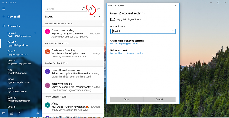 GMail account no longer works in Windows Mail app ...