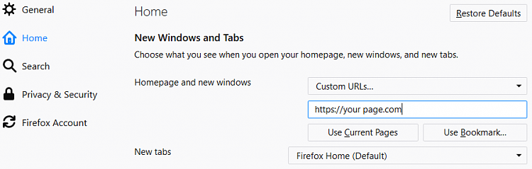 Help Needed in Changing my firefox homepage-firefox-homepage-setting.png