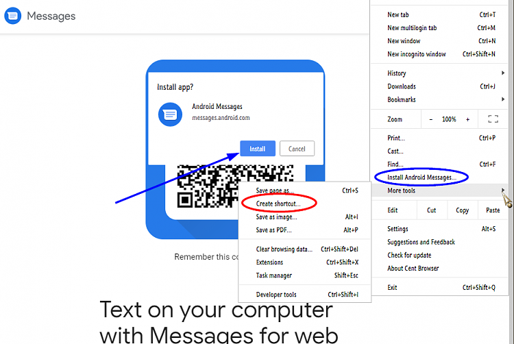 install android on windows laptop