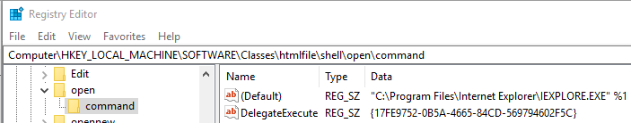 Removed IE and now I cannot open hyperlinks in Outlook 2010-hyperlinks-problem-registry-key.png