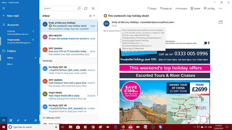 email link not opening in outlook