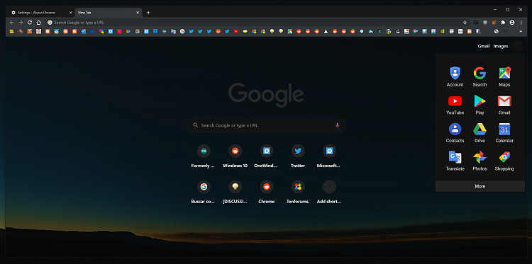 Latest Google Chrome released for Windows-ntp-canary-44.png