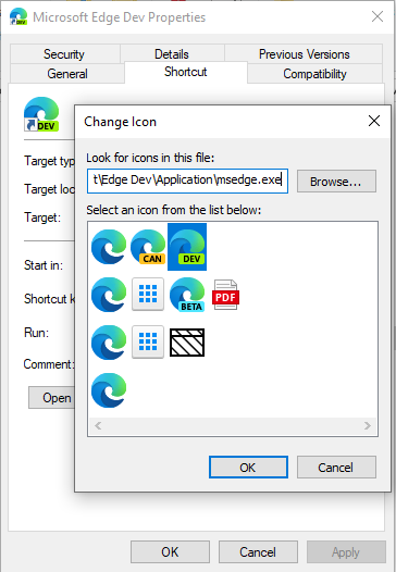 Edge Stable Version 79.0.309.12 (Official build) (64-bit) Icon issue-image.png