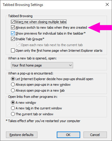 How Do You Automatically Switch To New Tab When Opened in Edge-open-new-tab.jpg