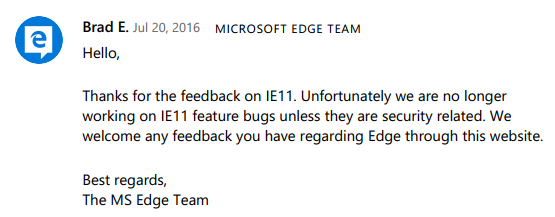 New Build IE 11 crashes-ie11-only-extended-support-not-bugs-microsoft-edge-development.png