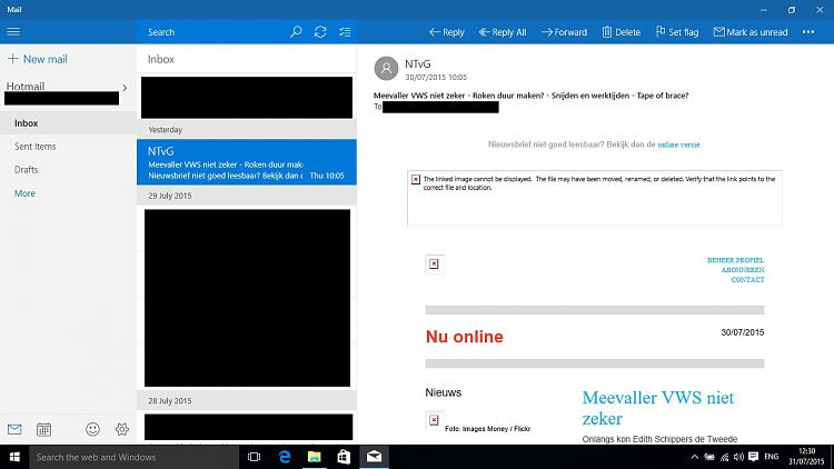 Mail in Windows 10 - &quot;The linked image cannot be displayed. The file m-mail-error.jpg