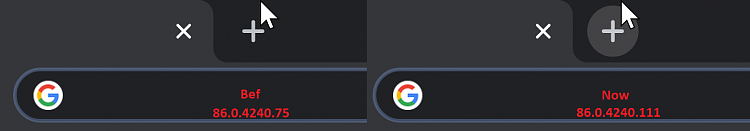 Latest Google Chrome released for Windows-ntp-button-vs-stable.png
