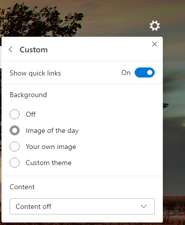 Turn off weather in new tab page in edge.-image.png