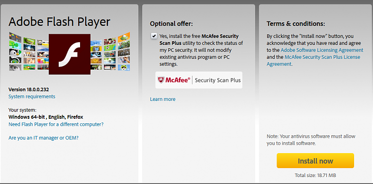 windows update flash player windows update flash player