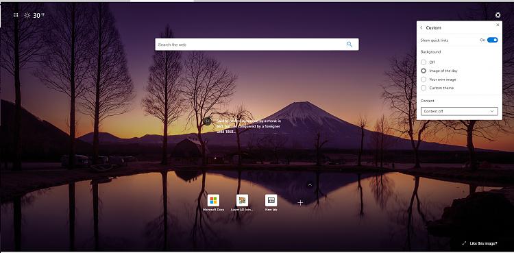 Get rid of &quot;Bing&quot; Search suggestions on Edge Chromium New Tab Page-edgech_customebackgroundimageofday_01-21-2021.jpg