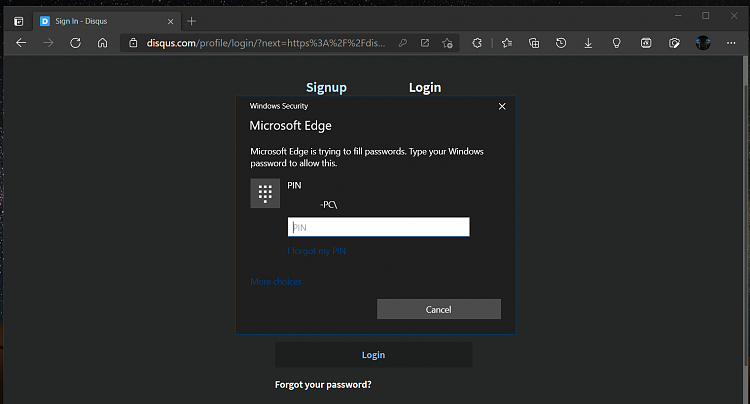 Latest Microsoft Edge released for Windows-requiere-authentication-windows-security-44.png