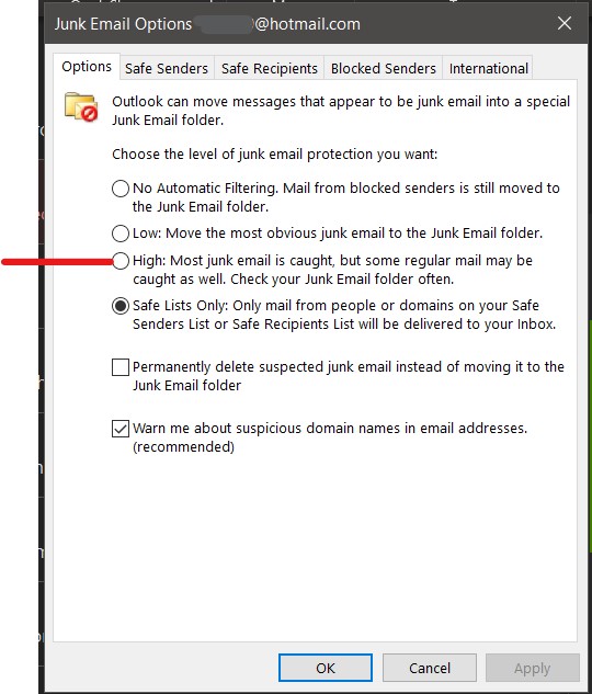 How to remove sender from Junk in Outlook.com-0417-junk-email-options.jpg