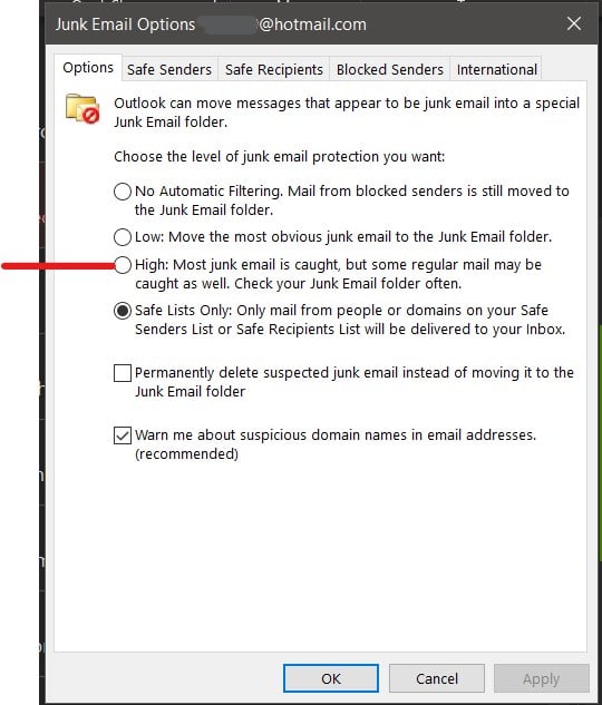 How to remove sender from Junk in Outlook.com-0417-junk-email-options.jpg