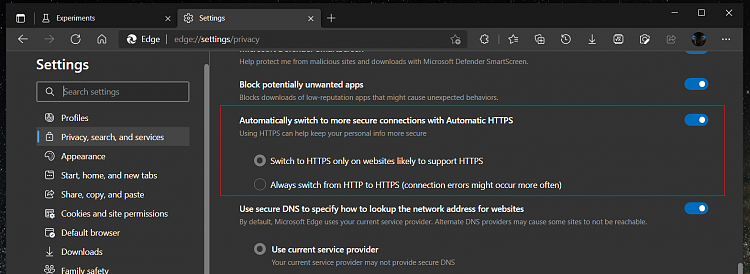 Latest Microsoft Edge released for Windows-https-settings.png