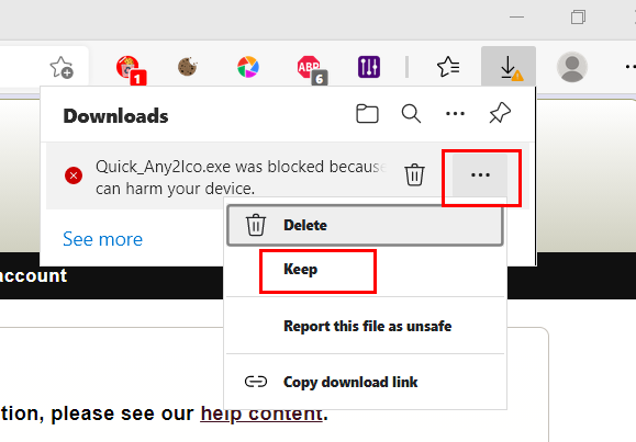 cannot download files windows 10