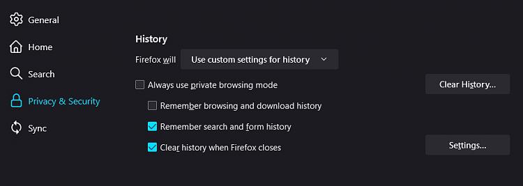 FireFox disables add-ons-0911-firefox-history-custom.jpg