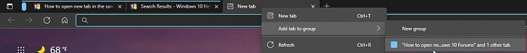 How to open new tab in the same group in Microsoft Edge-image1.jpg