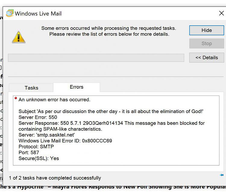 Windows Live Mail 2012 refuses to send emails, claims they're spam-elimination-god-spam-email.jpg