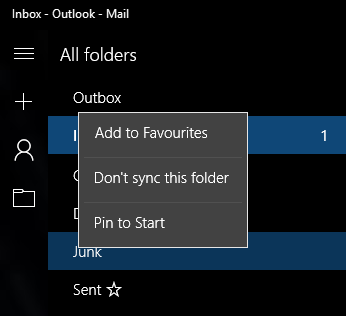 Unable to empty &quot;Junk&quot; folder in Windows 10 Mail App-capture.png
