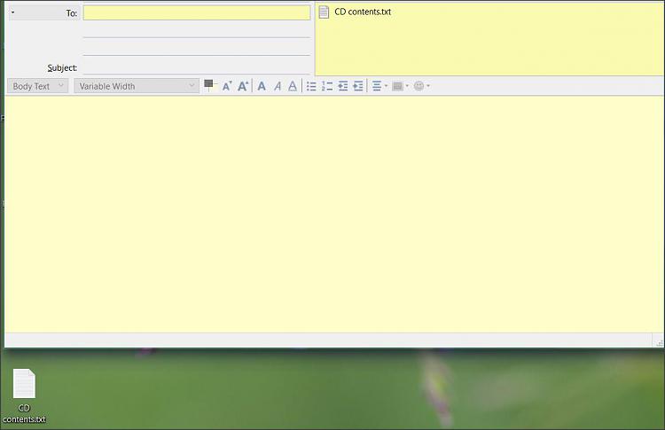 how to send an email with attachment windows 10