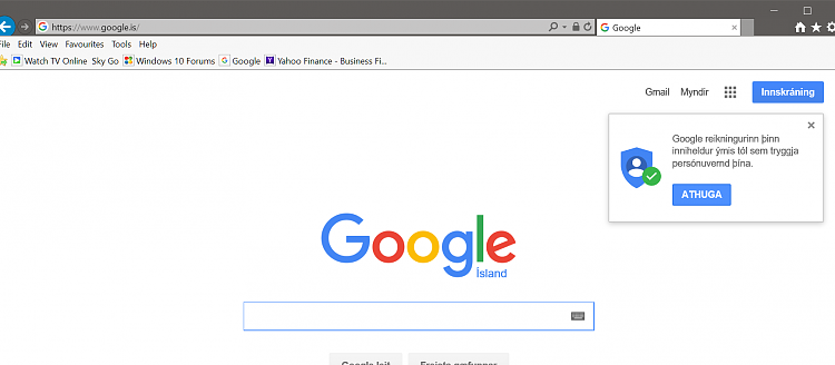 Anyone else getting that old Google bar when visiting a Google site ..-google.png