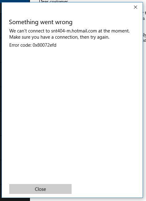 Outlook (Win 10 build in) stopped sending and reciving - 0x80072efd-email-error.jpg