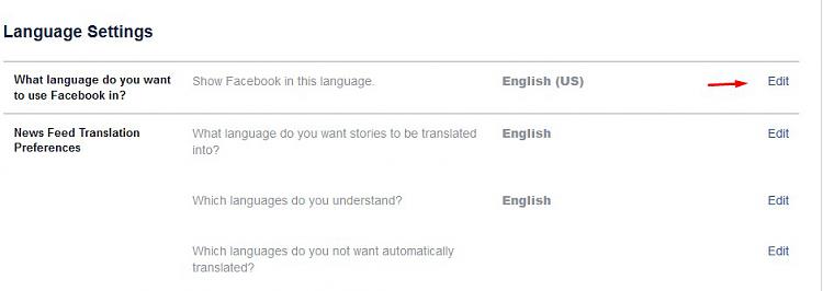 Change FaceBook back to English from Spanish.-screenshot_3.jpg