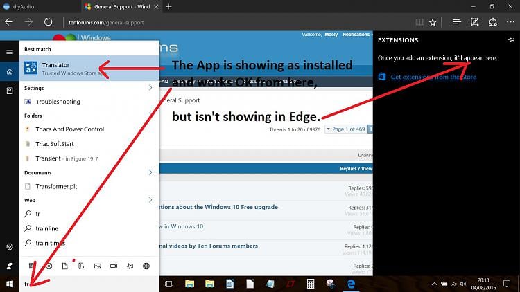 Edge and adding an extension. Is this correct ?-translate.jpg